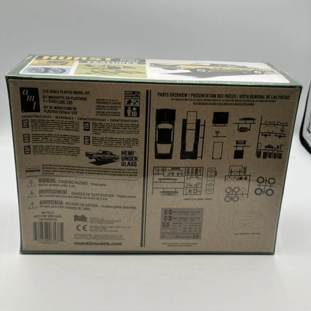AMT Hurst Hemi Under Glass Barracuda Wheelstander 1/25 Model Kit AMT1153/12